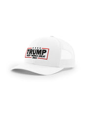 Trump 2024 Keep Merica Great  Premium Unisex Adjustable MAGA Trucker Hat