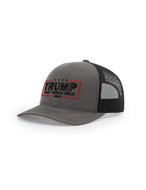 Trump 2024 Keep Merica Great  Premium Unisex Adjustable MAGA Trucker Hat