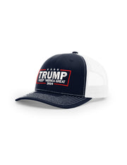 Trump 2024 Keep Merica Great  Premium Unisex Adjustable MAGA Trucker Hat