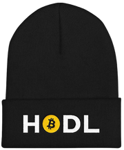 Black HODL Bitcoin Beanie Hat