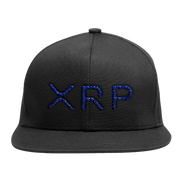 Black Blue XRP Snapback Hat