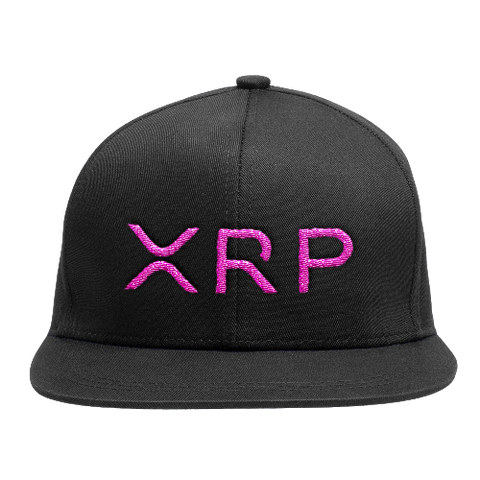 Black Pink XRP Snapback Hat