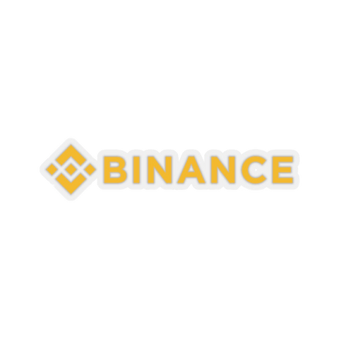 Binance Font Sticker