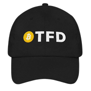 Black BTFD Bitcoin Dad Hat