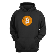 Black Bitcoin Logo Hoodie