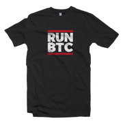 Black Bitcoin Run BTC Tee
