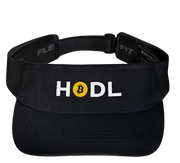 Black HODL BTC Visor