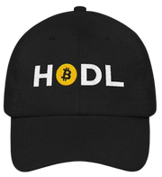 Black HODL Bitcoin Dad Hat
