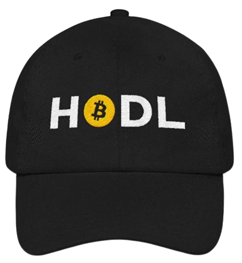 Black HODL Bitcoin Dad Hat