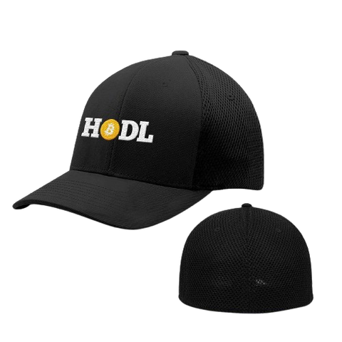 Black HODL Bitcoin Flexfit.