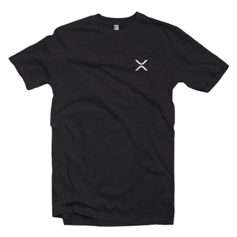 Black XRP Logo Left Chest Tee