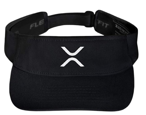 Black XRP Logo Visor