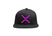 Black Pink XRP Logo Snapback Hat