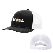 Black White HODL Bitcoin Trucker Hat