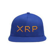 Blue Orange XRP Snapback Hat