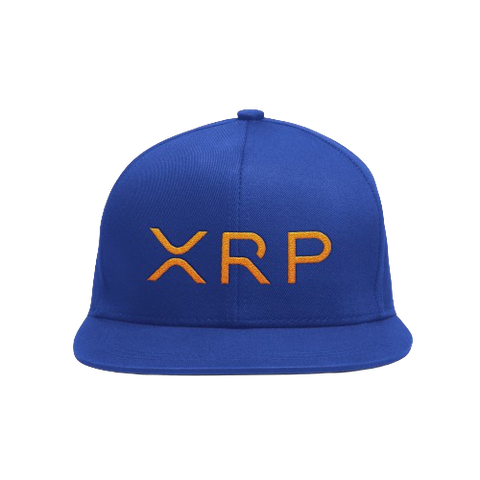 Blue Orange XRP Snapback Hat