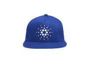 Blue White Cardano ADA Logo SnapBack Hat