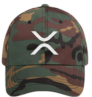Camo Fatigue XRP Logo Dad Hat