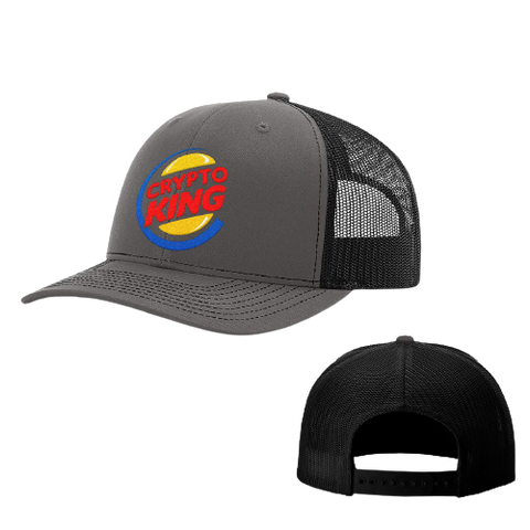 Charcoal Black Crypto King Tucker Hat