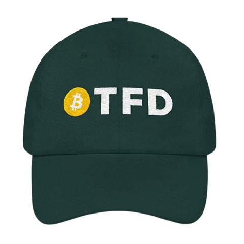 Green BTFD Bitcoin Dad Hat