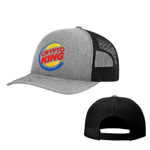 Heather Black Crypto King Tucker Hat