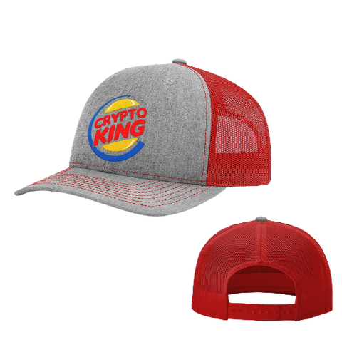 Heather Red Crypto King Tucker Hat