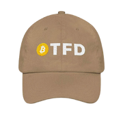 Kaki BTFD Bitcoin Dad Hat