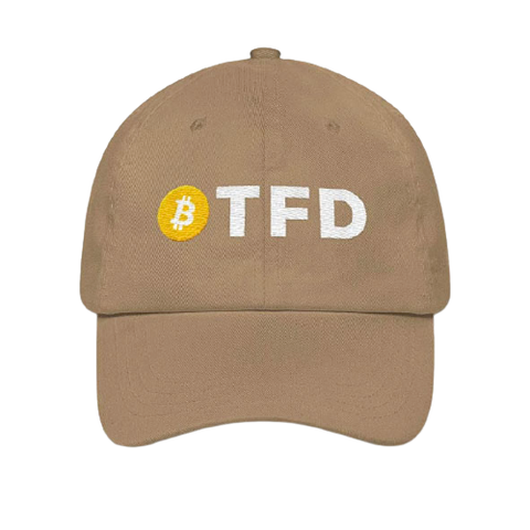 Kaki BTFD Bitcoin Dad Hat