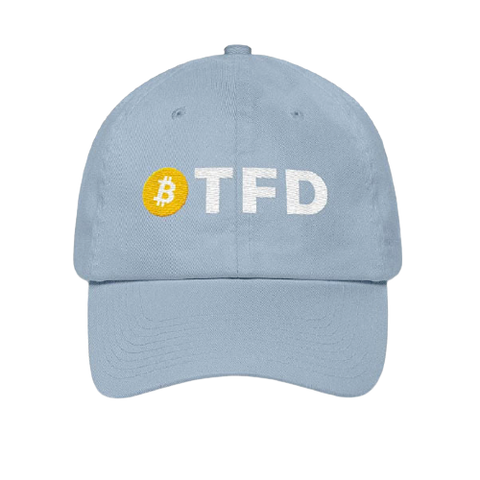 Light Blue BTFD Bitcoin Dad Hat