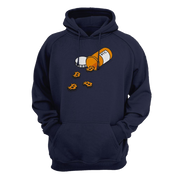 Navy Addicted to Bitcoin BTC Prescription RX Hoodie