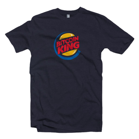 Navy Bitcoin King Tee