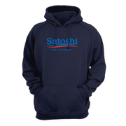 Navy Bitcoin Satoshi For President Hoodie