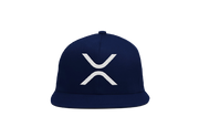 Navy White XRP Logo Snapback Hat