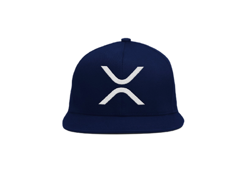 Navy White XRP Logo Snapback Hat