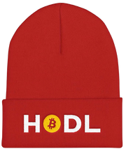 Red HODL Bitcoin Beanie Hat