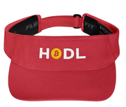 Red HODL BTC Visor