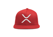 Red White XRP Logo Snapback Hat