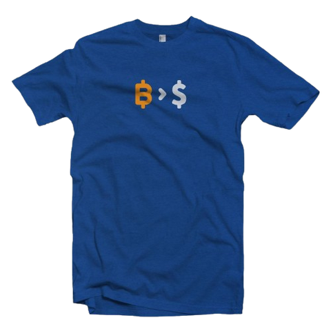 Bitcoin Over Fiat Money Tee