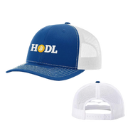 Royal Blue White HODL Bitcoin Trucker Hat