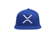 Royal White XRP Logo Snapback Hat