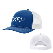 Royal White XRP Trucker Hat