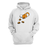 White Addicted to Bitcoin BTC Prescription RX Hoodie