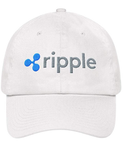 White Ripple Dad Hat