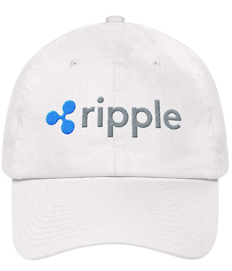 White Ripple Dad Hat