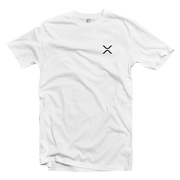 White XRP Logo Left Chest Tee