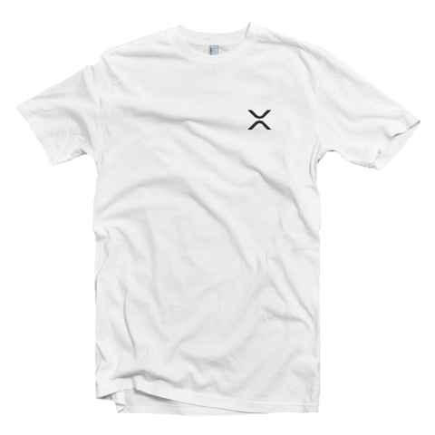 White XRP Logo Left Chest Tee