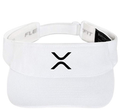 White XRP Logo Visor