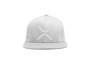 White XRP Logo Snapback Hat